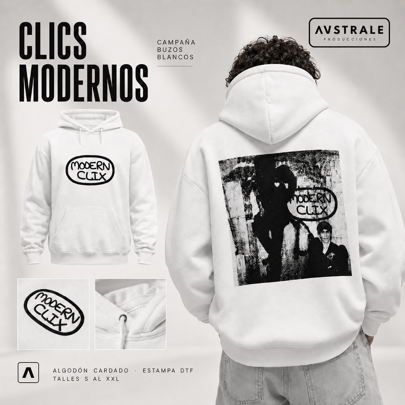 CLICS MODERNOS - BUZO BLANCO
