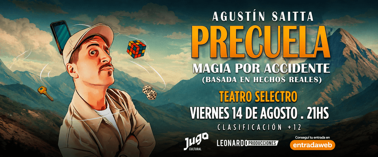 Banner del evento PRECUELA DE AGUSTÍN SAITTA